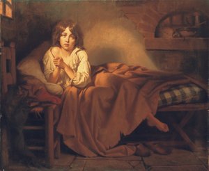 Delfino Luigi XVII nella prigione del Tempio, 1851 da Henri Decaisne