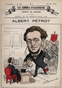 Caricatura di Albert Petrot (1837-1897) da 