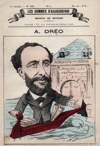 Caricatura di Amaury Dreo 1829-1882 da 