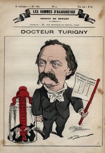 Caricatura di Jean Prosper Turigny 1822-1905 da 