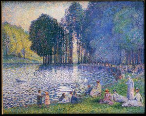 Il lago nel Bois de Boulogne da Henri Edmond Cross