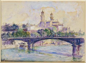 La Senna di Fronte al Trocadero da Henri Edmond Cross