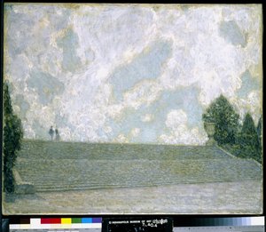 Gradini del Palazzo di Versailles (Les Marches Du Palais Versailles) da Henri Eugene Augustin Le Sidaner