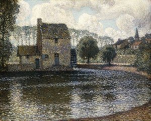 Il mulino grigio da Henri Eugene Augustin Le Sidaner