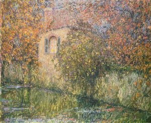 La Casa sul Fiume da Henri Eugene Augustin Le Sidaner
