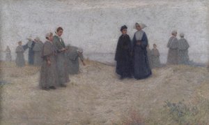 La passeggiata degli orfani, 1888 da Henri Eugene Augustin Le Sidaner