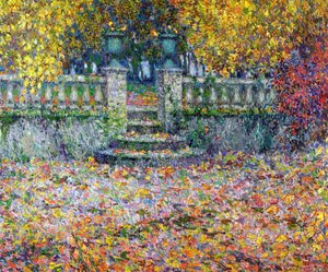 La terrazza in autunno, Gerberoy