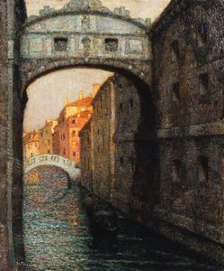 Venezia - il Ponte dei Sospiri; Venise - Le Pont des Soupirs