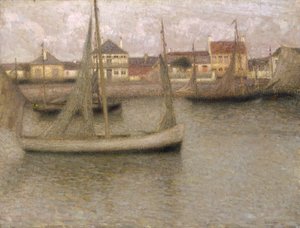 Barche, Heyst da Henri Eugene Le Sidaner