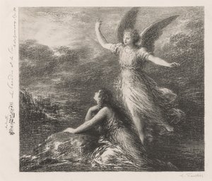 Debutto dal Paradiso e il Peri (Seconda Tavola) da Henri Fantin-Latour