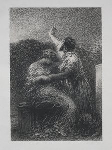 Il mago Baltajar e Fatime da Henri Fantin-Latour