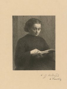 Donna che legge da Henri Fantin-Latour