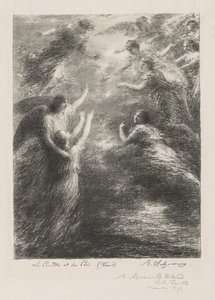 Paradiso e il Peri da Henri Fantin Latour