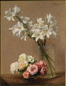Rose e gigli da Henri Fantin-Latour