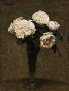 Rose in vaso da Henri Fantin-Latour