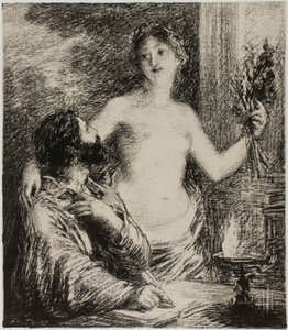 Il musicista da Henri Fantin-Latour