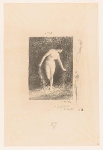 Diana si spoglia per fare il bagno da Ignace Henri Jean Fantin Latour