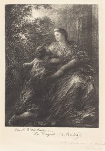 Duetto da "I Troiani" (6ª tavola) da Ignace Henri Jean Fantin Latour