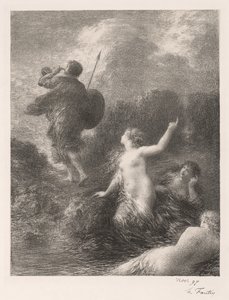 Crepuscolo degli Dei: Sigfrido e le Fanciulle da Ignace Henri Jean Fantin Latour