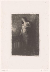 Giulia sul balcone di notte (Romeo e Giulietta. Confidenza alla notte) da Ignace Henri Jean Fantin Latour