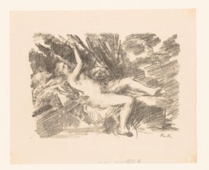 Donna nuda che si sveglia da Ignace Henri Jean Fantin Latour