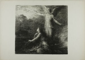Paradiso e il Peri (Apertura), prima tavola da Ignace Henri Jean Fantin Latour