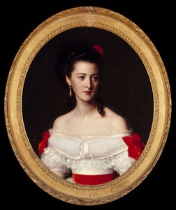 Ritratto di Marguerite de Biron. Dipinto di Henri Fantin-Latour da Ignace Henri Jean Fantin Latour