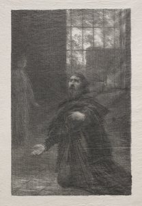 Rienzi, Atto V: La preghiera di Rienzi da Ignace Henri Jean Fantin Latour