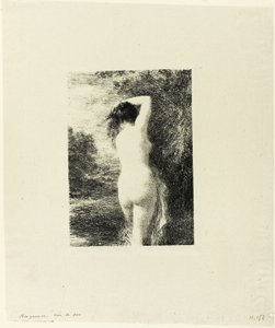 Bagnante in piedi, terza tavola da Ignace Henri Jean Fantin Latour