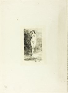 Studio di donna in piedi, vista frontale