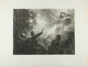 La fata delle Alpi da Ignace Henri Jean Fantin Latour