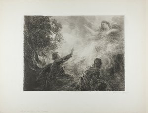 La fata delle Alpi, prima tavola da Ignace Henri Jean Fantin Latour