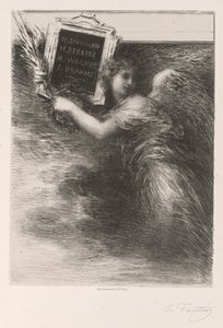 Il Genio della Musica da Ignace Henri Jean Fantin Latour