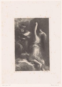 Il mago Klingsor evoca Kundry da Ignace Henri Jean Fantin Latour