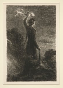 Tristano e Isotta: atto II, segnale nella notte da Ignace Henri Jean Fantin Latour