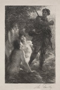 Crepuscolo degli Dei, Atto III: Sigfrido e le fanciulle del Reno da Ignace Henri Jean Fantin Latour