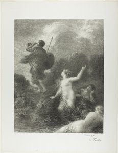 Il crepuscolo degli dei: Sigfrido e le fanciulle del Reno da Ignace Henri Jean Fantin Latour