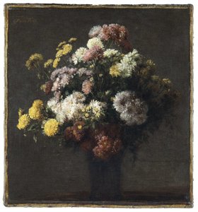 Vaso con crisantemi da Henri Fantin Latour