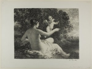 Venere e Cupido, grande lastra