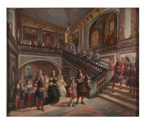 Il giovane Luigi XV a Versailles