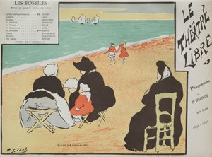 Les Fossiles Programma dal Théâtre Libre, 1892