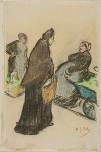 Donne di mercato da Henri Gabriel Ibels