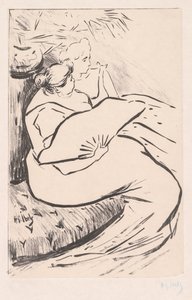Donna seduta, ca. 1895-1900 da Henri Gabriel Ibels