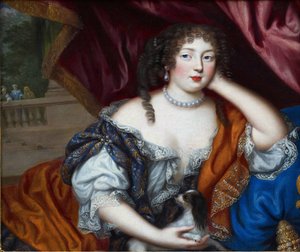 Ritratto di Louise Renee de Penancoet de Kerouaille, Duchessa di Portsmouth (1649-1734) da Henri Gascar