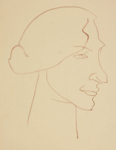 Sophie di profilo da Henri Gaudier Brzeska