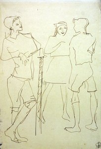 Bambini nel parco da Henri Gaudier Brzeska