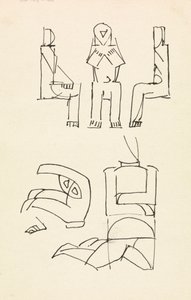 Cinque studi di figure da Henri Gaudier Brzeska