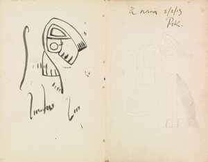 Cinque studi scultorei da Henri Gaudier Brzeska