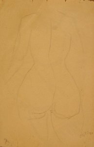 Nudo femminile a mezzo busto