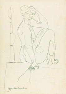 Figura femminile seduta